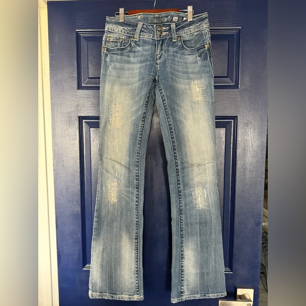 Size 26 Miss Me Boot Cut Jeans